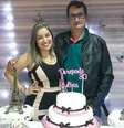 Livia Abreu e o pai David Abreu, por quem não desistiu de procurar por mais de dois anos  Foto: Arquivo Pessoal