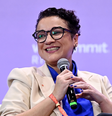 Tarciana Medeiros foi a primeira mulher a ocupar o cargo em 215 anos da instituição.
  Foto: Reprodução/Getty Images