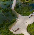 Afundamento do solo na área de mina em Maceió passa a 1,99 m; lagoa avança em área  Foto:  Thiago Sampaio/Agência Alagoas