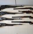 Armas apreendidas na Operação Arsenal Clandestino, no Rio  Foto: Divulgação/Polícia Federal