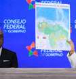 Presidente da Venezuela, Nicolás Maduro (dir.): disputa pelo Essequibo reacesa por interesses econômicos e políticos  Foto: DW / Deutsche Welle