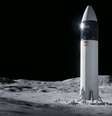 O desenvolvimento do HLS, da SpaceX, segue atrasado e pode adiar o retorno à Lua (Imagem: Reprodução/SpaceX)  Foto: Canaltech
