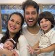 Kamilla Salgado e Elieser Ambrósio com os filhos. Reprodução/Instagram  Foto: Márcia Piovesan