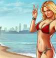 Relembre a treta de Lindsay Lohan com GTA.  Foto: Reprodução/Rockstar