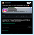 Contas com muitos seguidores no Twitter tem espalhado o boato de que o Instagram vai avisar quando você visitar o perfil de alguém (Imagem: Reprodução/Twitter)  Foto: Canaltech