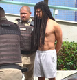 Zachary em sua primeira prisão em Salvador, em março deste ano  Foto: Reprodução/TV Bahia