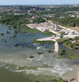 Rompimento da mina 18 da Braskem aconteceu no último domingo, 10  Foto: Itawi Albuquerque/Secom Maceió