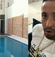 Marcelo e mansão de luxo onde vivia quando foi preso em 2018, no Paraguai  Foto: Reprodução/SBT News
