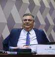 Flávio Dino durante sabatina no Senado   Foto: Edilson Rodrigues/Agência Senado