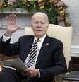 Joe Biden em foto de mais cedo nessa terça (12); depois, em evento com doadores de campanha, o presidente fez críticas à condução de Israel no conflito contra o Hamas  Foto: Yuri Gripas/ABACA/POOL/EPA-EFE/REX/Shutterstock / BBC News Brasil