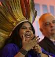 "Lógico que preocupa", disse Sônia Guajajara  Foto: Marcelo Camargo/Agência Brasil