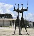 Praça dos Três Poderes, em Brasília, com o prédio do STF ao fundo  Foto: Jefferson Rudy/Agência Senado / Perfil Brasil