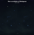 Ocultação de Betelgeuse fotografada de Almodovar del Rio, na Espanha (Imagem: Reprodução/Sebastian Voltmer)  Foto: Canaltech