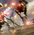 Jogadores de Armored Core VI podem lutar entre si em partidas multiplayer online  Foto: FromSoftware / Divulgação