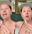 Hannah Sands, mãe australiana  Foto: TikTok