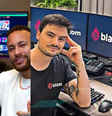 Neymar Jr e Felipe Neto não foram citados em reportagem do 'Fantástico' sobre divulgação de plataforma de apostas  Foto: Arte/Terra