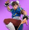 Chun-Li foi a personagem de games mais pesquisada no Pornhub em 2023.  Foto: Reprodução/Fortnite