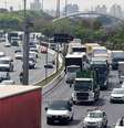 Trânsito fluindo na Marginal Tietê próximo a Ponte da Vila Guilherme na data do registro da imagem. Nesta quarta-feira, 20, a prefeitura suspendeu o rodízio, por causa de tombamento de um caminhão na via.  Foto: Werther Santana/Estadão - / Estadão