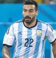 Ezequiel Lavezzi durante partida pela Seleção Argentina; ex-atleta se aposentou em 2019   Foto: Reuters 
