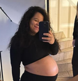 A brasileira Jéssica Costa está no nono mês de gestação  Foto: Reprodução/Instagram