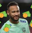 Neymar consegue valor da Mega da Virada em oito meses de salário.  Foto: Getty Images / Purepeople
