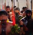Imagem mostra indígenas reunidos durante o IV Fórum de Lideranças Yanomami e Ye´kuana, em 2023  Foto: Alma Preta