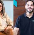Luciana Carvalho e Paulo Fontes: sucesso em áreas distintas da formação   Foto: Montagem Homework