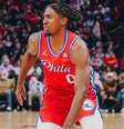 Tyrese Maxey em quadra pelos Sixers   Foto: Redes Sociais/Philadelphia 76ers / Esporte News Mundo