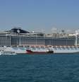 MSC Preziosa, em foto de 2014  Foto: Reprodução/Wikicommons/CC BY-SA 3.0
