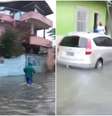 Chuva alaga ruas em Santa Catarina; previsão é que temporal persista   Foto: Reprodução/TV Globo