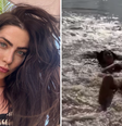 Jade Picon leva ‘caldo’ no praia enquanto tentava ‘sensualizar’; veja  Foto: Reprodução/Instagram