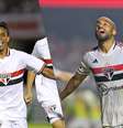 Célio Messias / São Paulo FC - Legenda: Luis Henrique celebra o seu gol pelo São Paulo, o que deu início a goleada de 5 a 1  Foto: Jogada10