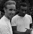 Zagallo e Pelé trabalharam juntos em três Copas do Mundo. Em 1958, na Suécia, e em 1962, no Chile, ambos eram jogadores. Em 1970, no México, Zagallo era o técnico e Pelé, o camisa 10 da seleção  Foto: Arquivo Pessoal / BBC News Brasil