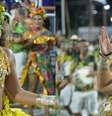 Fabiola Andrade deixou o bumbum à mostra em ensaio técnico da Mocidade para o carnaval 2024 em 7 de janeiro de 2024.  Foto: AGNews / Purepeople