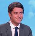 O novo primeiro-ministro Gabriel Attal em programa de TV: a renovação do charme da política francesa  Foto: Reprodução/TV