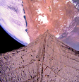 A vela solar LightSail 2 passou no teste de conceito ao orbitar a Terra por mais de três anos seguidos (Imagem: Reprodução/The Planetary Society)  Foto: Canaltech