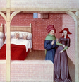 Até meados do século 19, era absolutamente normal dormir na mesma cama com amigos, colegas e até com completos estranhos  Foto: Getty Images / BBC News Brasil
