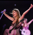 A cantora norte-americana Taylor Swift durante show da Eras Tour  Foto: Divulgação