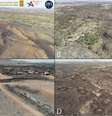 Indicações dos locais por onde a muralha do oásis de Khaybar teria passado, há 4.000 anos (Imagem: Khaybar LDAP/M. Bussy & G. Charloux)  Foto: Canaltech