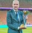  Foto: Divulgação / FIFA - Legenda: Guardiola venceu a disputa final para melhor treinador. Bateu os italianos  Spaletti e Inzaghi / Jogada10