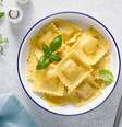 Ravioli recheado com abóbora e chia  Foto: Sea Wave | Shutterstock / Portal EdiCase