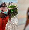 Jojo Todynho mostra cintura fininha após emagrecer 46 kg e choca com antes e depois.  Foto: Instagram / Purepeople