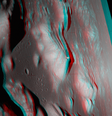 Montanha Massif no centro da foto; à frente dela está o Mar da Serenidade (Imagem: Reprodução/Gene Cernan, Apollo 17, NASA/Patrick Vantuyne)  Foto: Canaltech