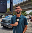 O jornalista da Inter TV, afiliada da Globo no Rio de Janeiro, João Vitor Brum  Foto: Reprodução/Redes Sociais 