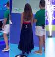 Wanessa Camargo usou um salto fino da marca Christian Louboutin na prova do líder do BBB 24  Foto: Reprodução/Globoplay