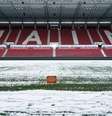 Estádio do Mainz, coberto de neve, está impossibilitado de receber jogo da Bundesliga  Foto: Divulgação/Mainz / Estadão