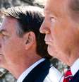Jair Bolsonaro e Donald Trump na Casa Branca em 2019  Foto: Getty Images / BBC News Brasil