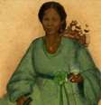 Imagem mostra o retrato de uma mulher negra capturado entre os séculos 19 e 20.  Foto: Alma Preta