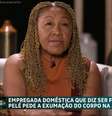 Maria do Socorro diz se achar parecida com Pelé, que teria tido um encontro casual com a mãe dela no Maranhão  Foto: Reprodução