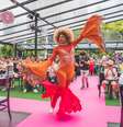 Performance de Ravena Creole no Drag Brunch Brasil  Foto: Reproduçõ/Instagram/@dragbrunchbrasil